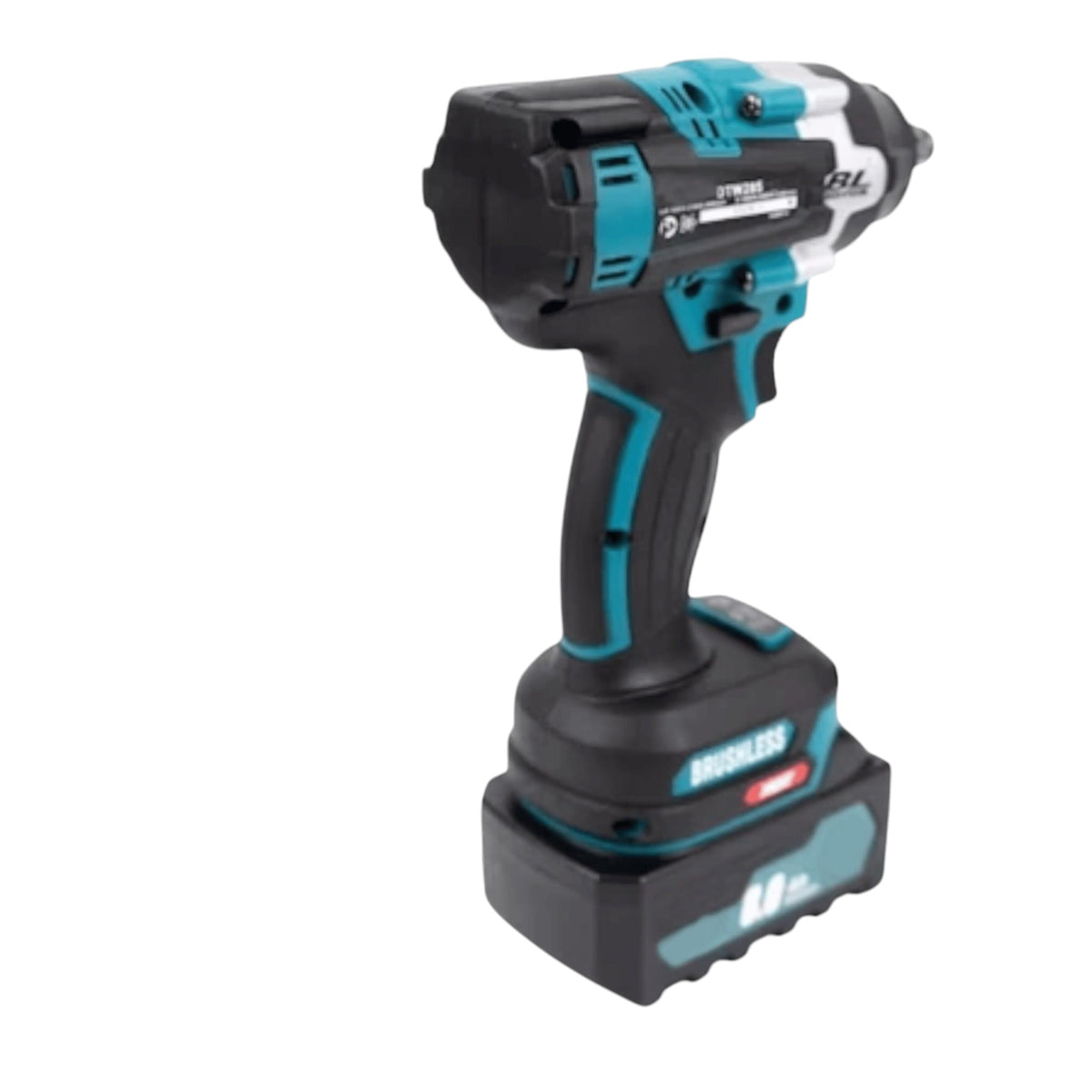 Masina de impact si insurubat, 2 acumulatori 48V 8.0Ah, 850Nm, 3500RPM, brushless, Albastru