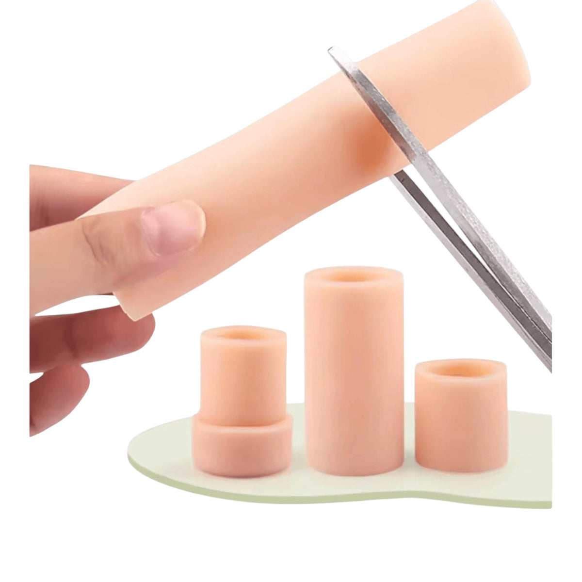 Set 10x Tuburi din silicon pentru protectia degetelor