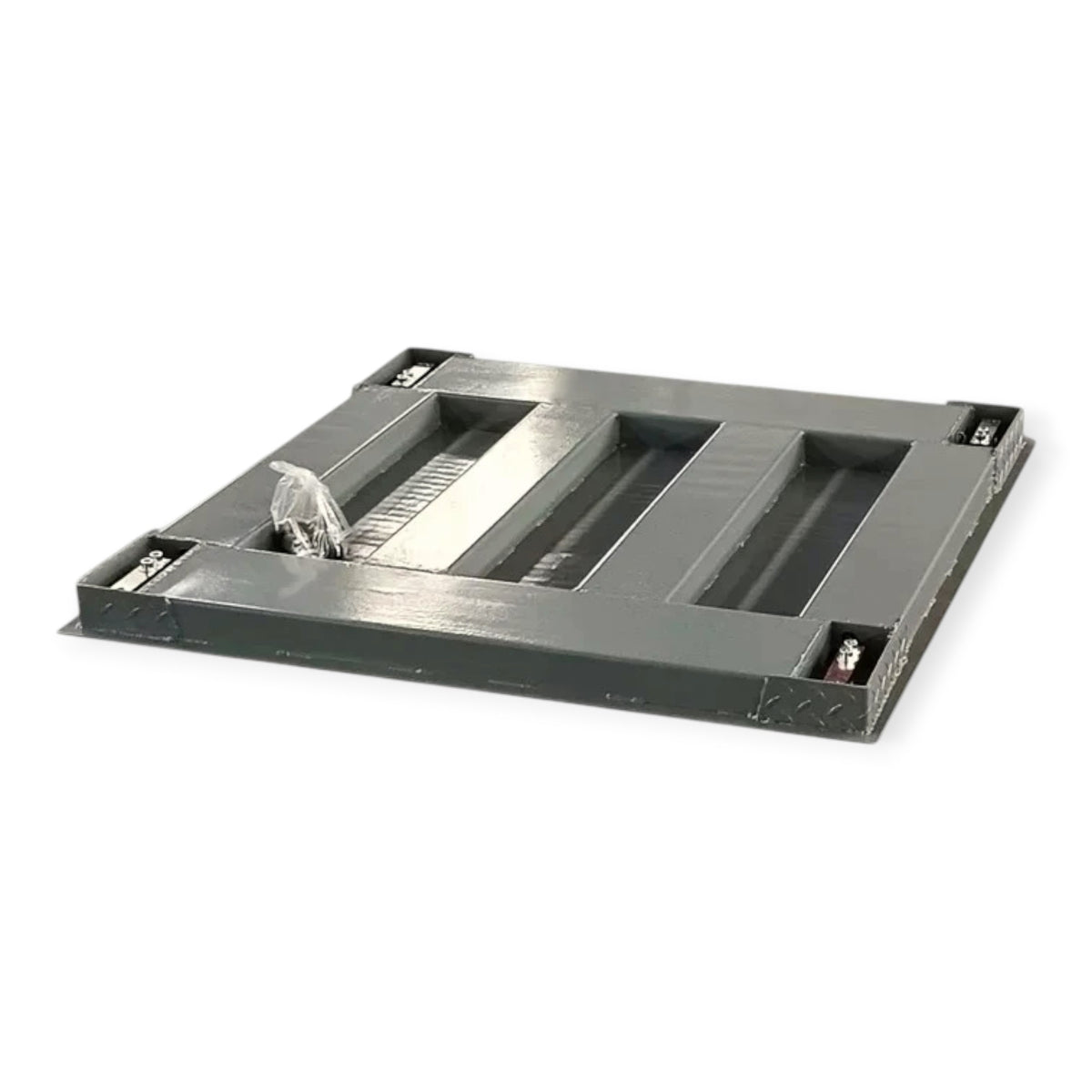 Cantar electronic platforma 3000 kg 150x150cm tabla striata 5mm 4 celule