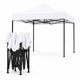 Cort pavilion 3x3m pliabil, cadru metalic, panza impermeabila