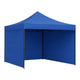 Cort pavilion 3x3m cu 3 pereti laterali si acoperis, cadru pliabil, panza impermeabila