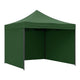Cort pavilion 3x3m cu 3 pereti laterali si acoperis, cadru pliabil, panza impermeabila