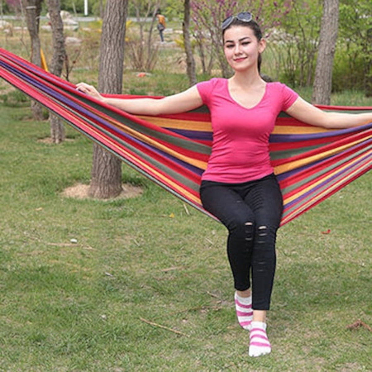Hamac pentru o persoana, capacitate maxima 120 kg