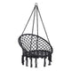 Leagan/balansoar suspendat tip scaun/hamac, diametru 80 cm, sarcina maxima 120kg, cadru metalic, pentru casa, gradina si veranda